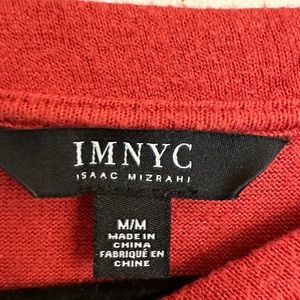 Women’s Medium Isaac Mizrahi Orange Long sleeve shirt